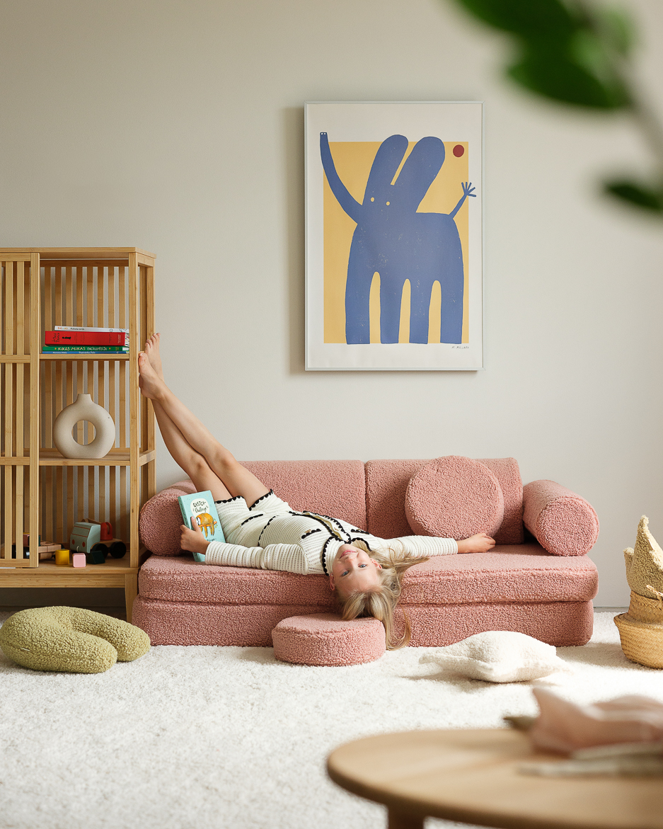 Guava Pink Settee NB! 2 KOLLI