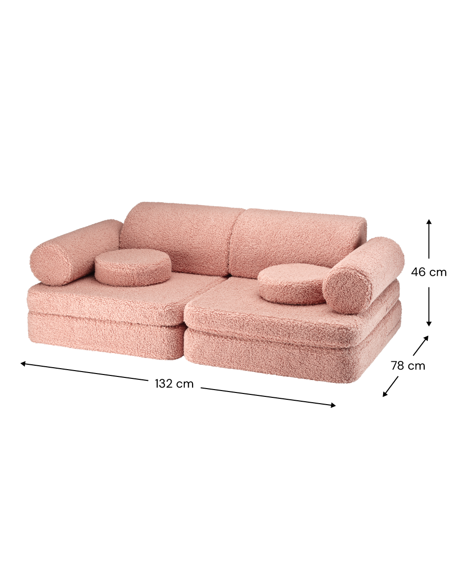 Guava Pink Settee NB! 2 KOLLI