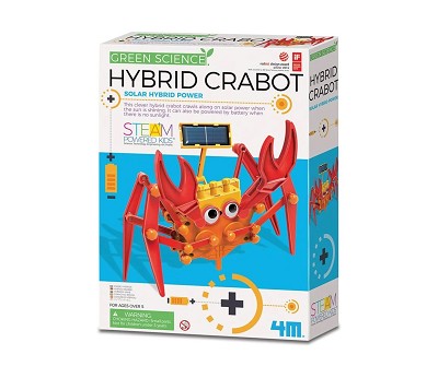 Aktivitetspakke. Hybrid Crabot Gree Science. 4M