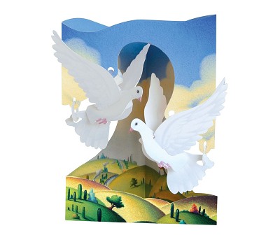SWING CARDS DOVES