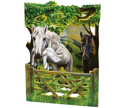 SWING CARDS-JUMPING HORSE