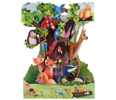 SWING CARDS FORREST ANIMALS