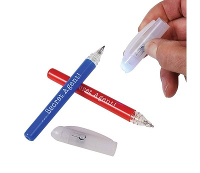 SET OF 2 SECRET AGENT SPY PENS
