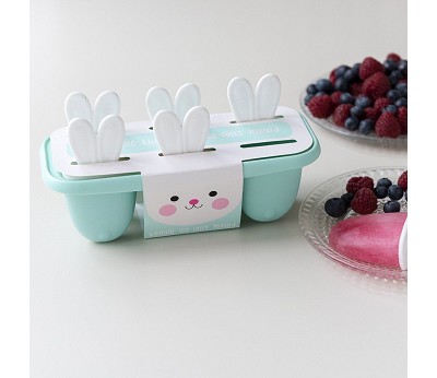 Blue Ice lolly mould - Bunny Ears