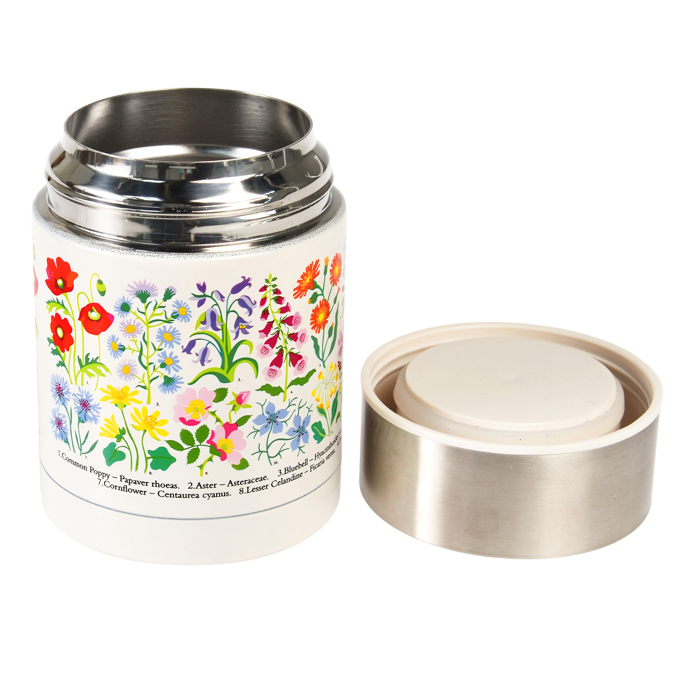 Stainless steel food flask - Wild Flowers
