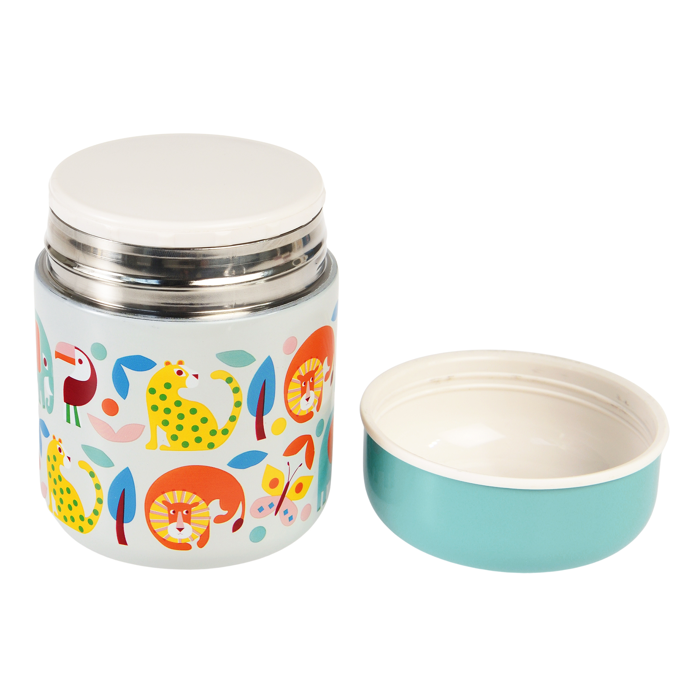 Stainless steel food flask - Wild Wonders