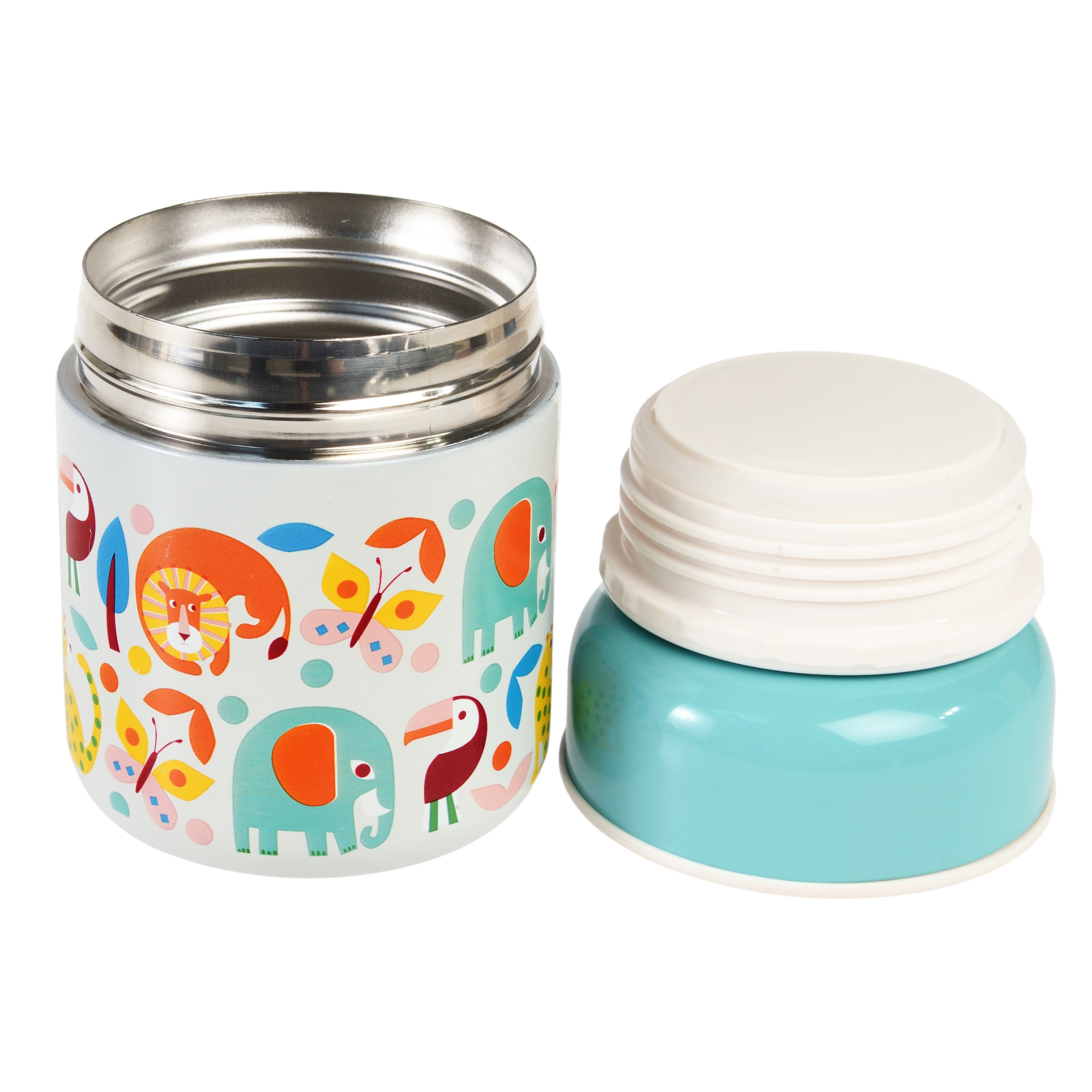 Stainless steel food flask - Wild Wonders