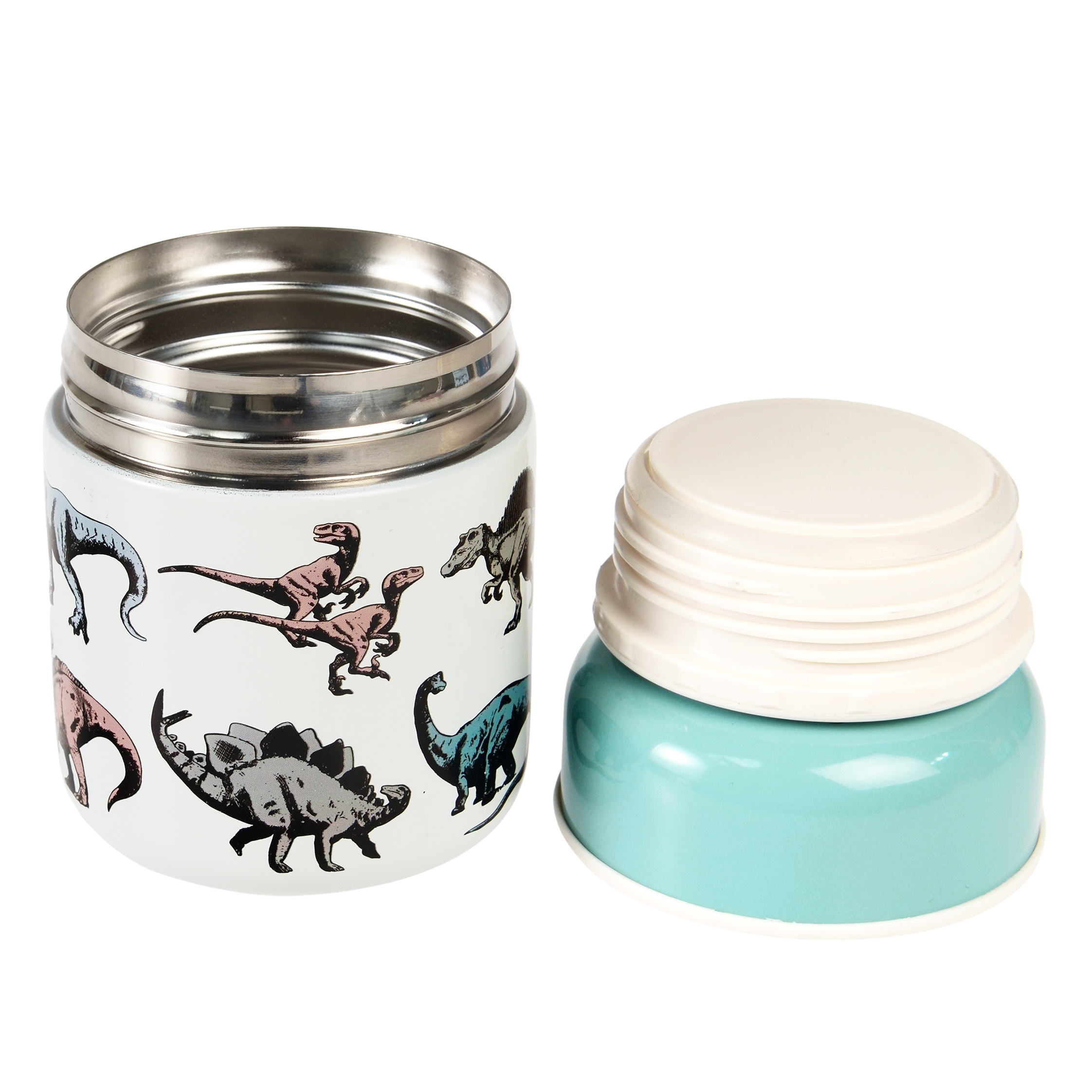Stainless steel food flask - Prehistoric Land