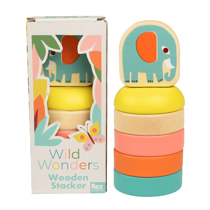 Wooden stacker - Wild Wonders