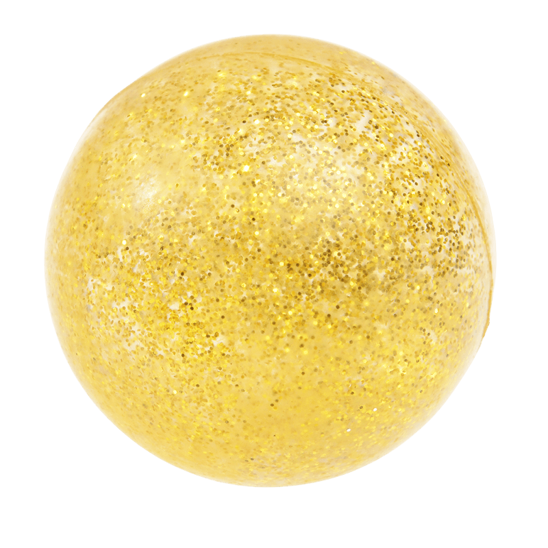 Glitter bouncy ball - Gold dog