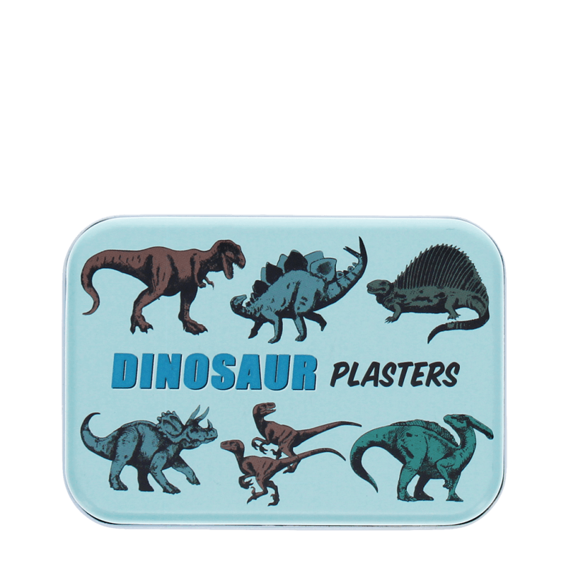 Children's plasters in a tin (30 pcs) - Prehistoric Land
