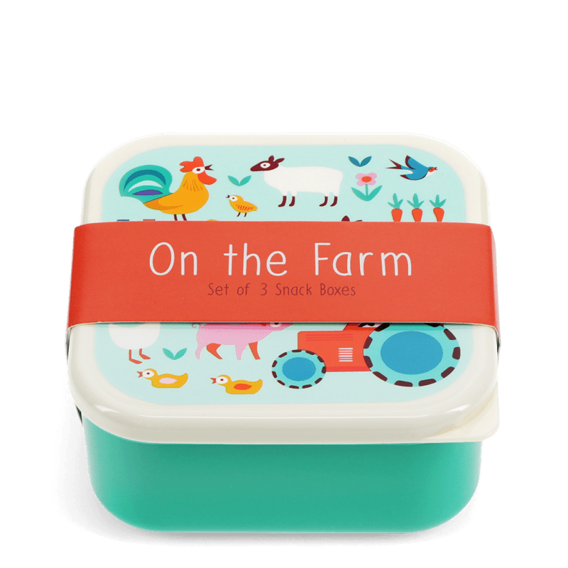 Snack boxes (set of 3) - Farmyard