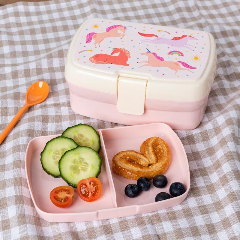 Lunch box with tray - Unicorn