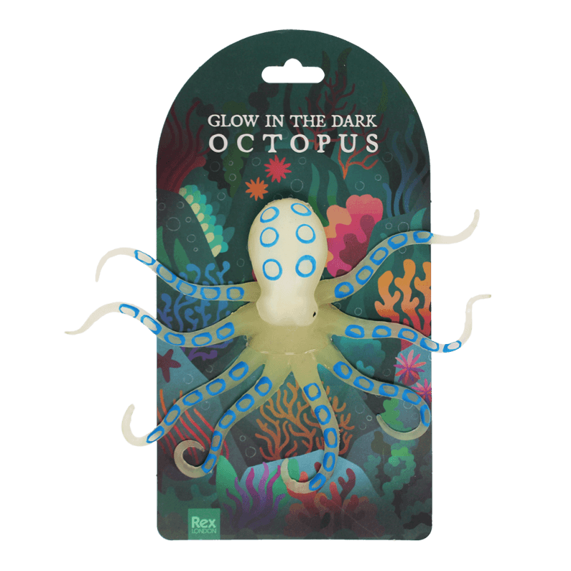Glow in the dark squishy toy - Octopus