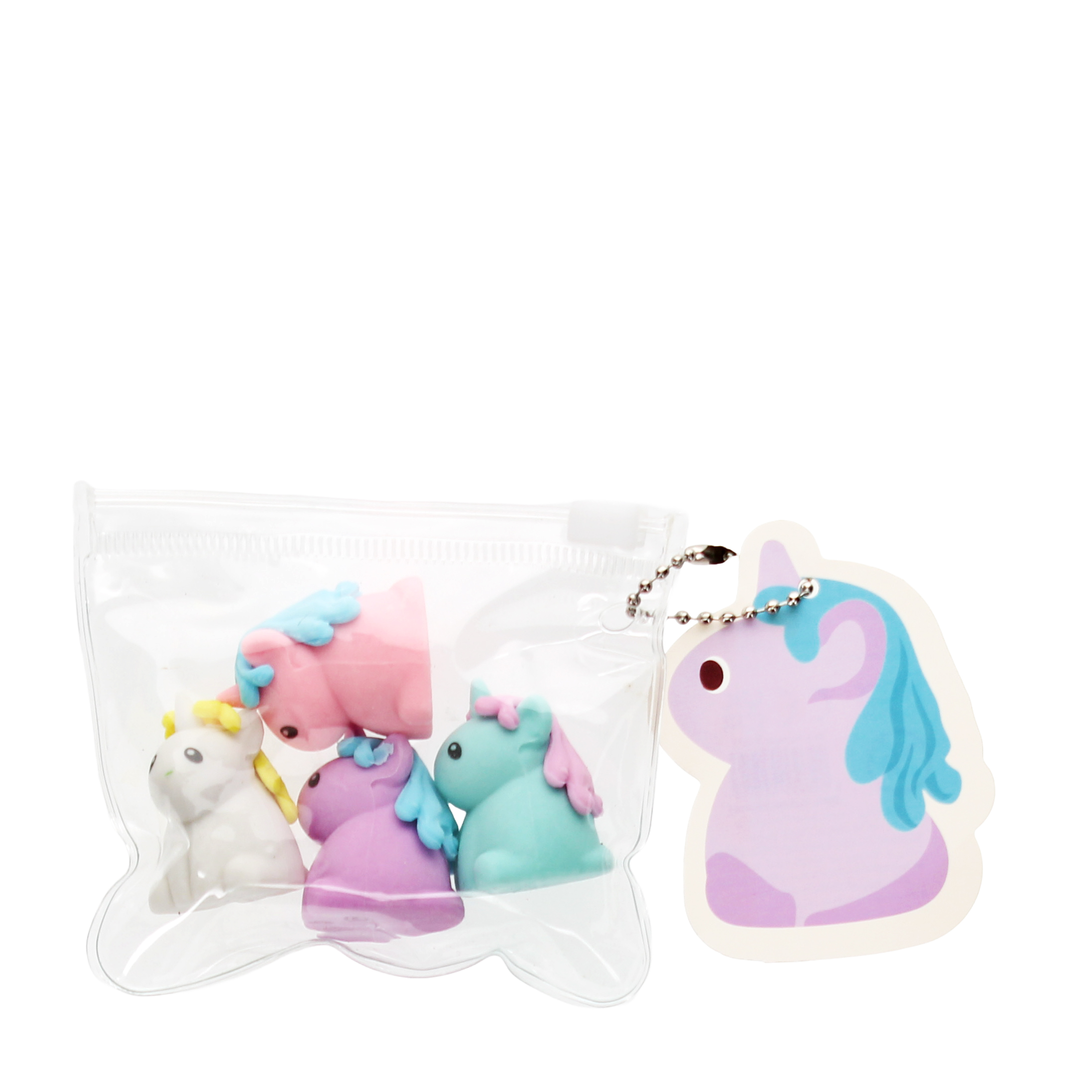 Erasers (set of 4) - Unicorns