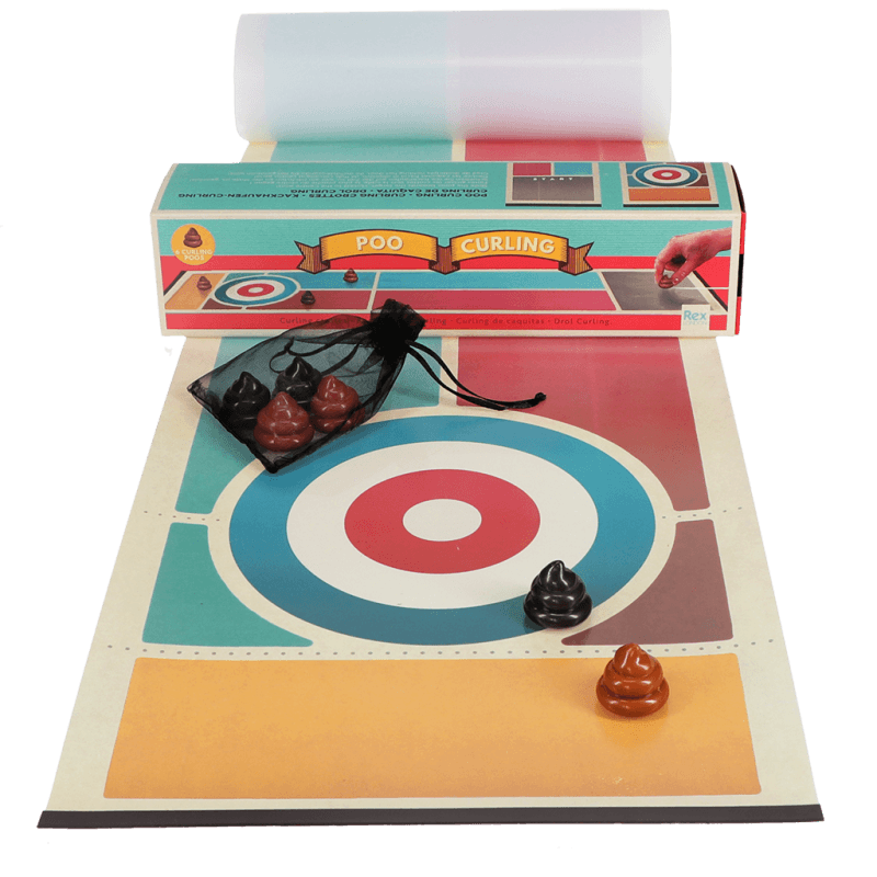 Poo curling game