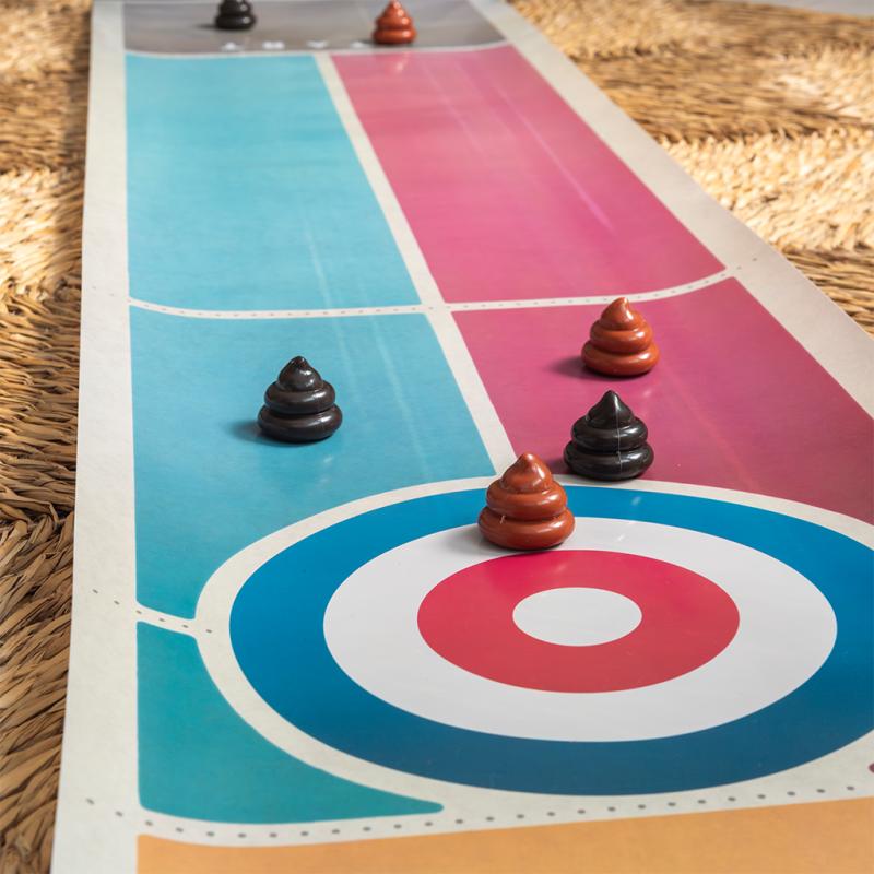 Poo curling game