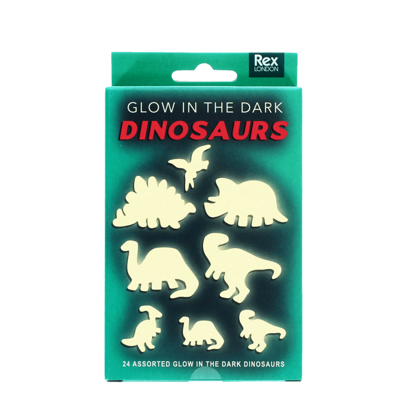 Glow in the dark stick-on shapes Dinosaurs