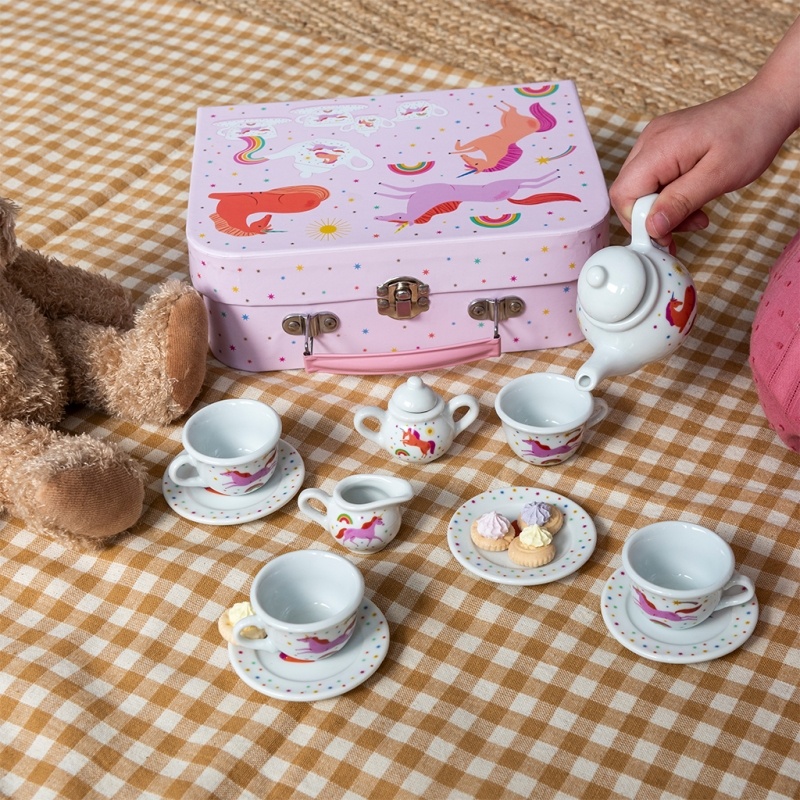 Ceramic tea party set - Unicorn