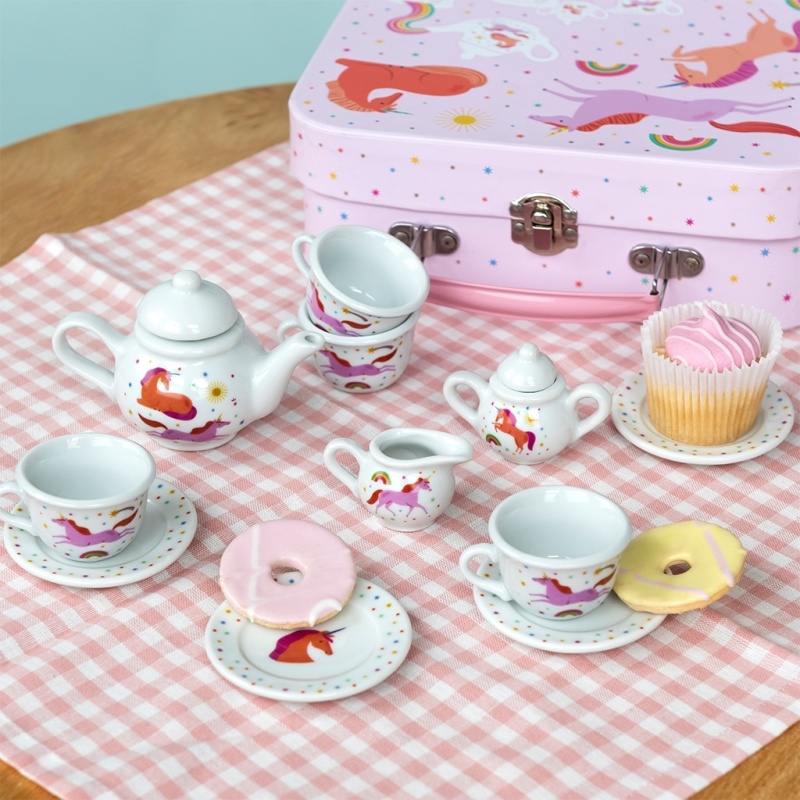 Ceramic tea party set - Unicorn