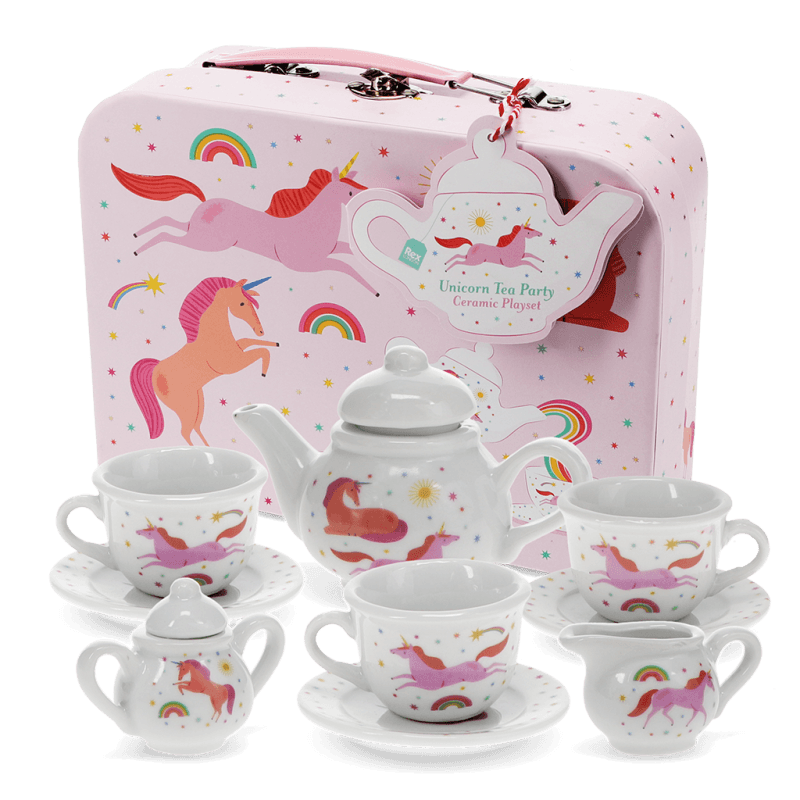 Ceramic tea party set - Unicorn