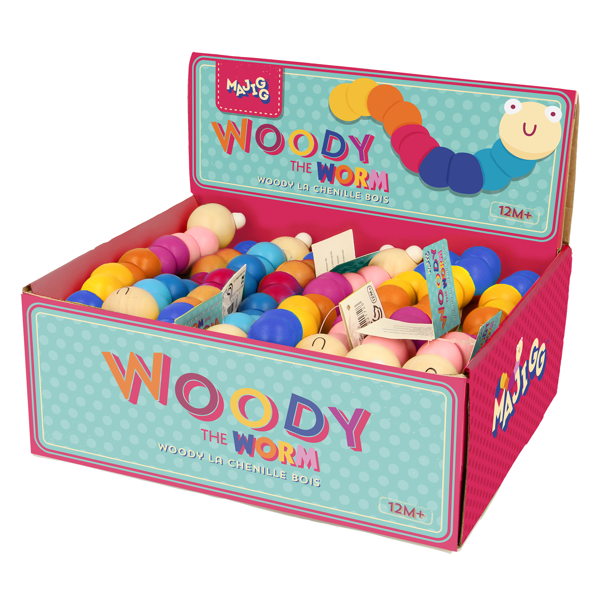 MAJIGG Woody the Worm FSC 100%