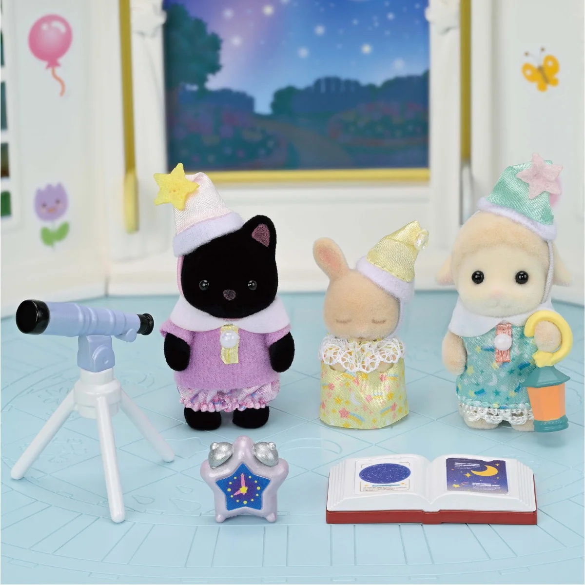 Nursery friends set - sleepover party trio