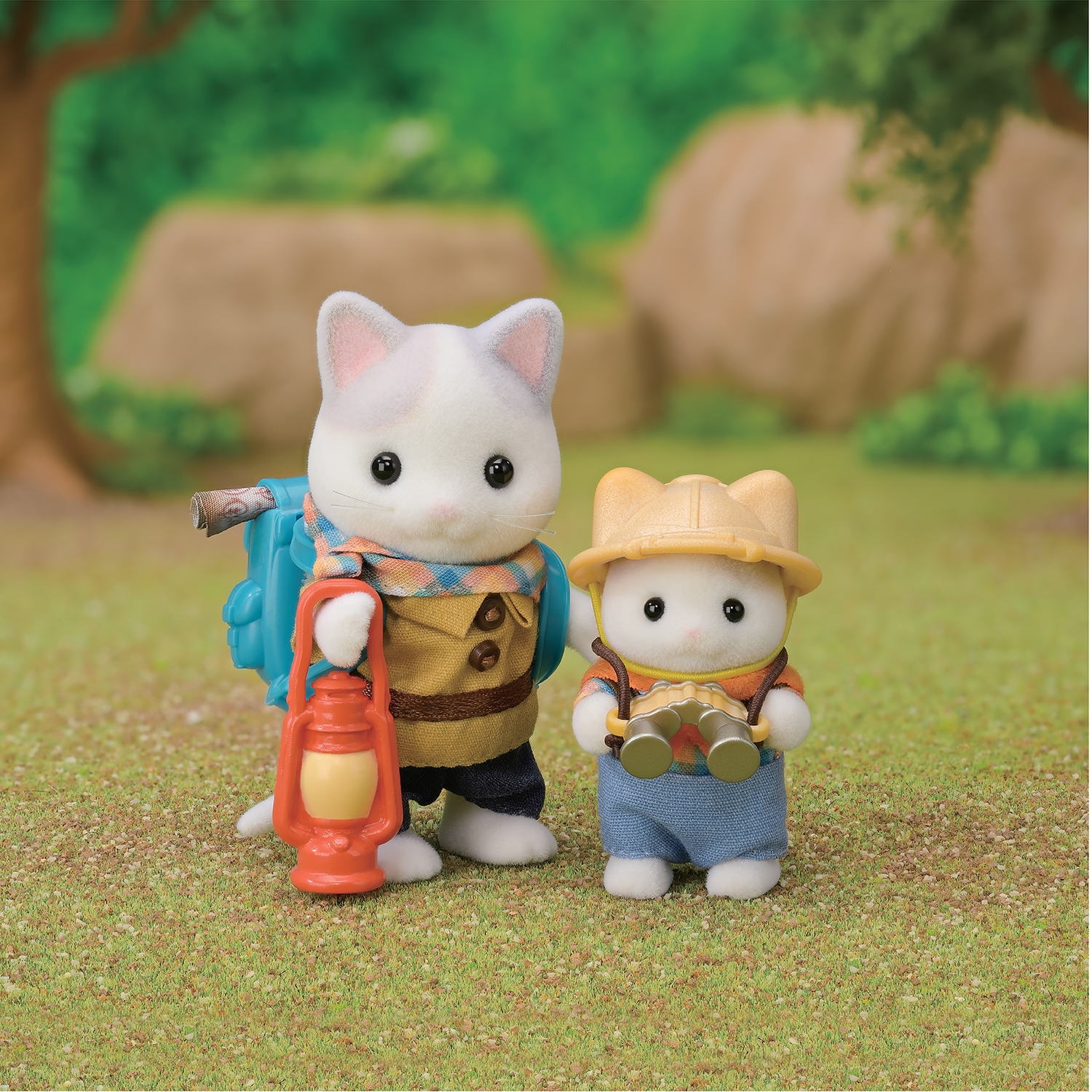 Exciting exploration set - latte cat brother &baby