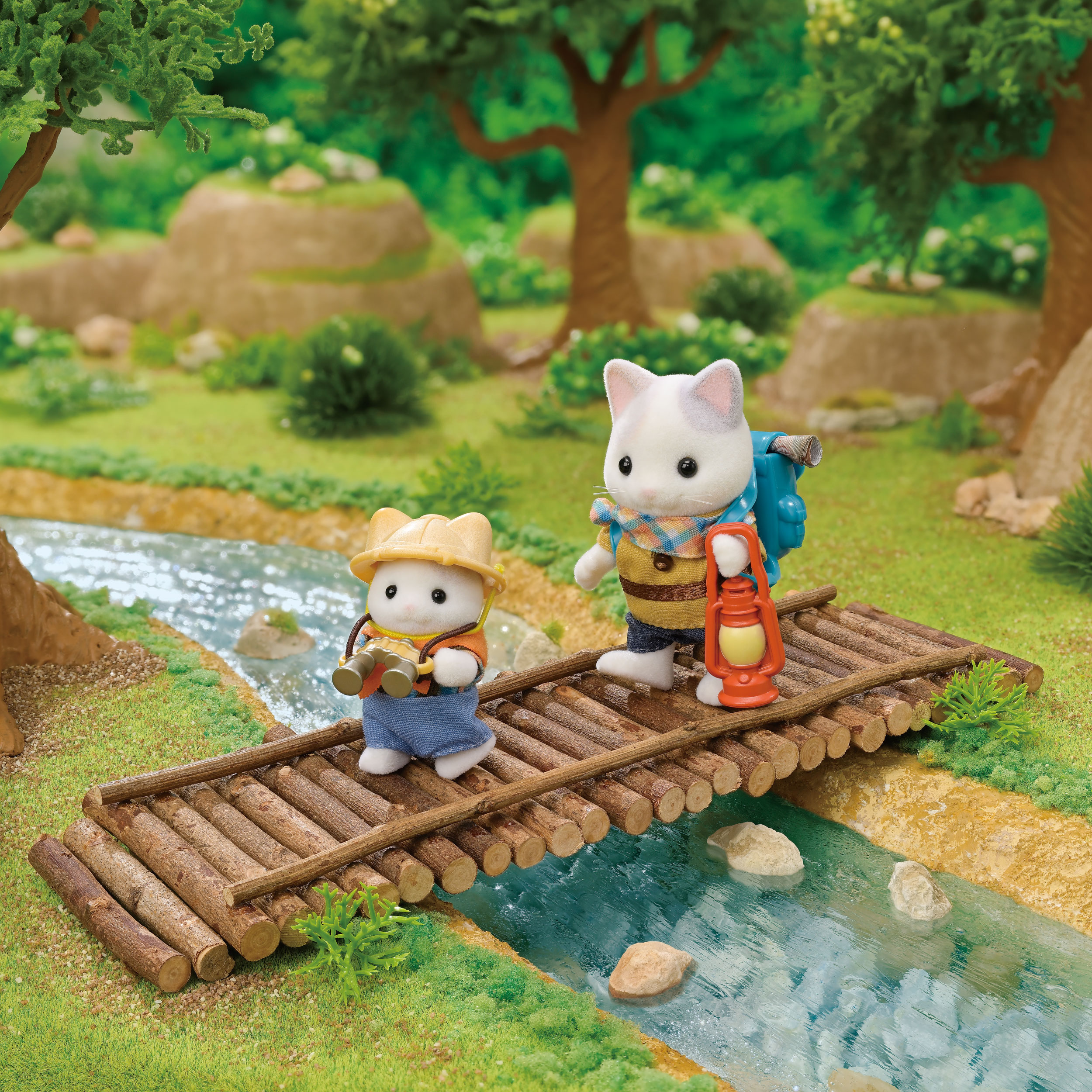 Exciting exploration set - latte cat brother &baby
