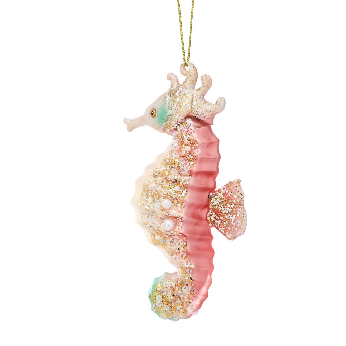 Wonderland Seahorse Shaped Bauble - 25