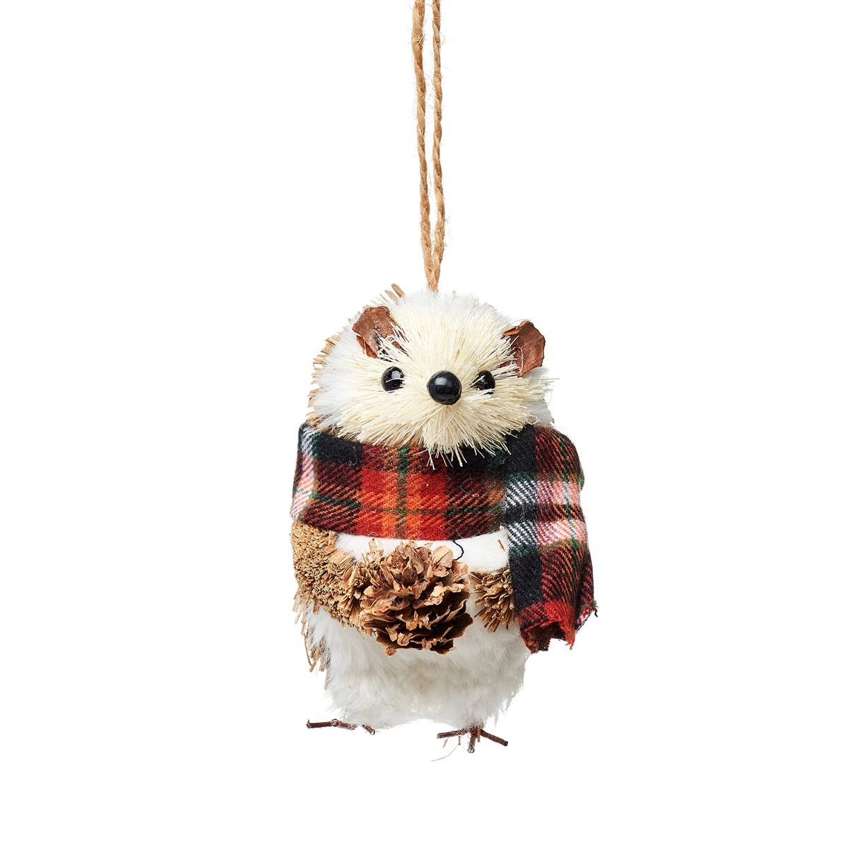 Woodland Hedgehog Brush Animal Decoration - 24