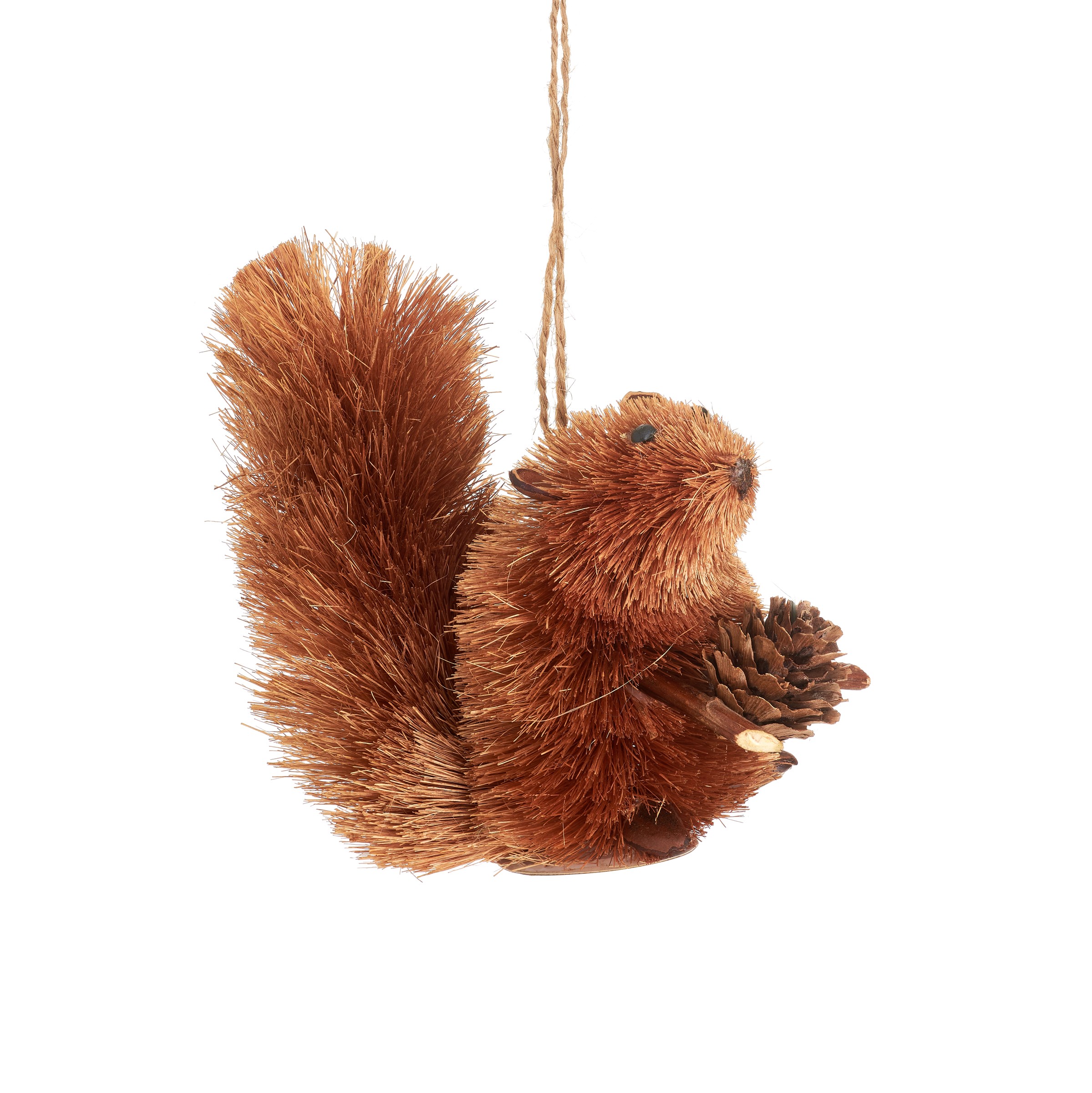 Woodland Squirrel Brush Animal Decoration - 24