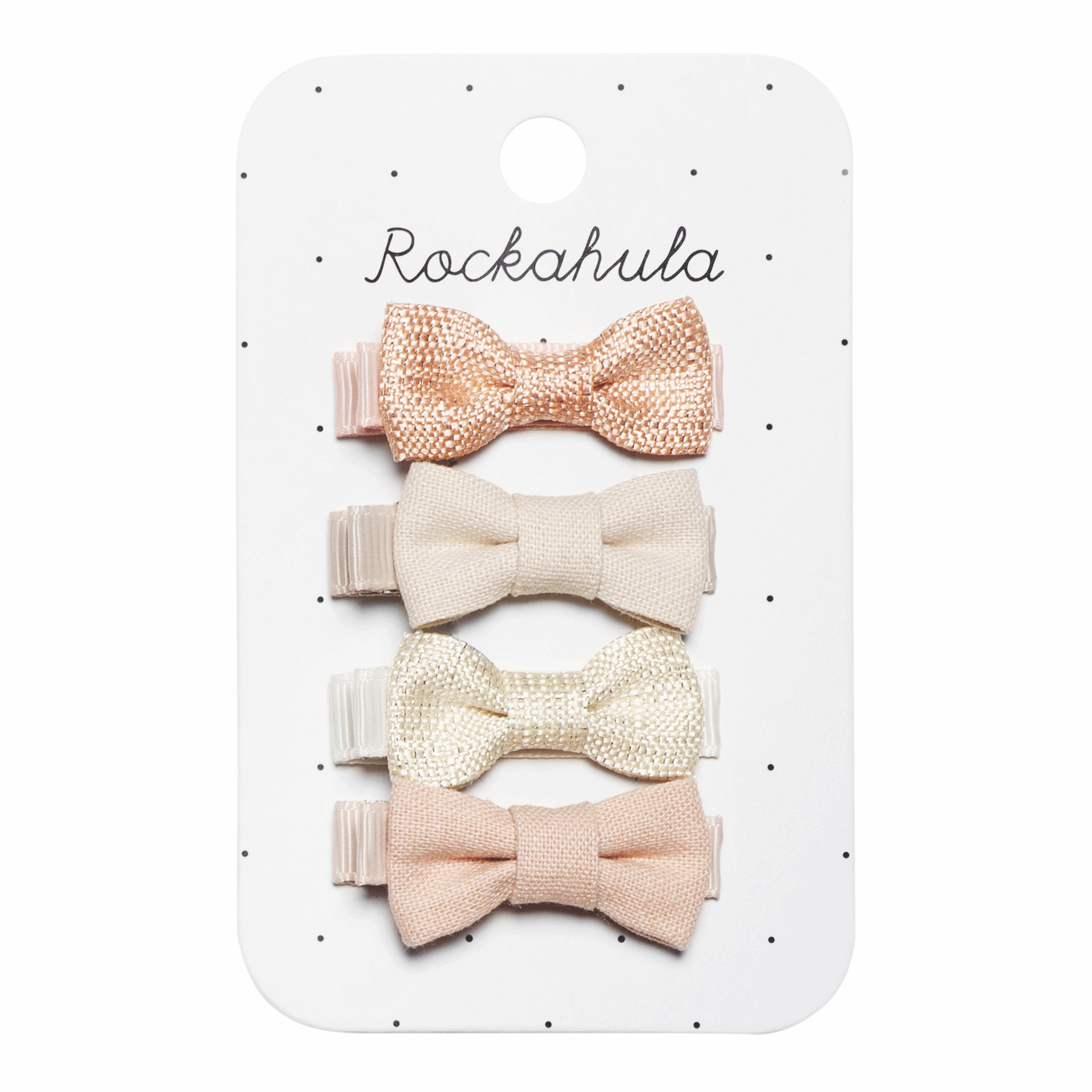 Linen Mini Bow Clips - SS26