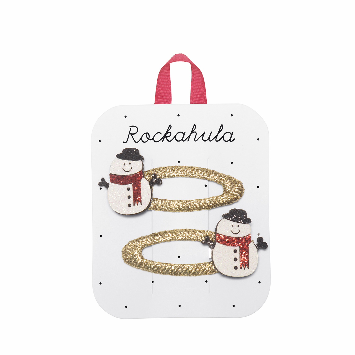Snowman Glitter Clips