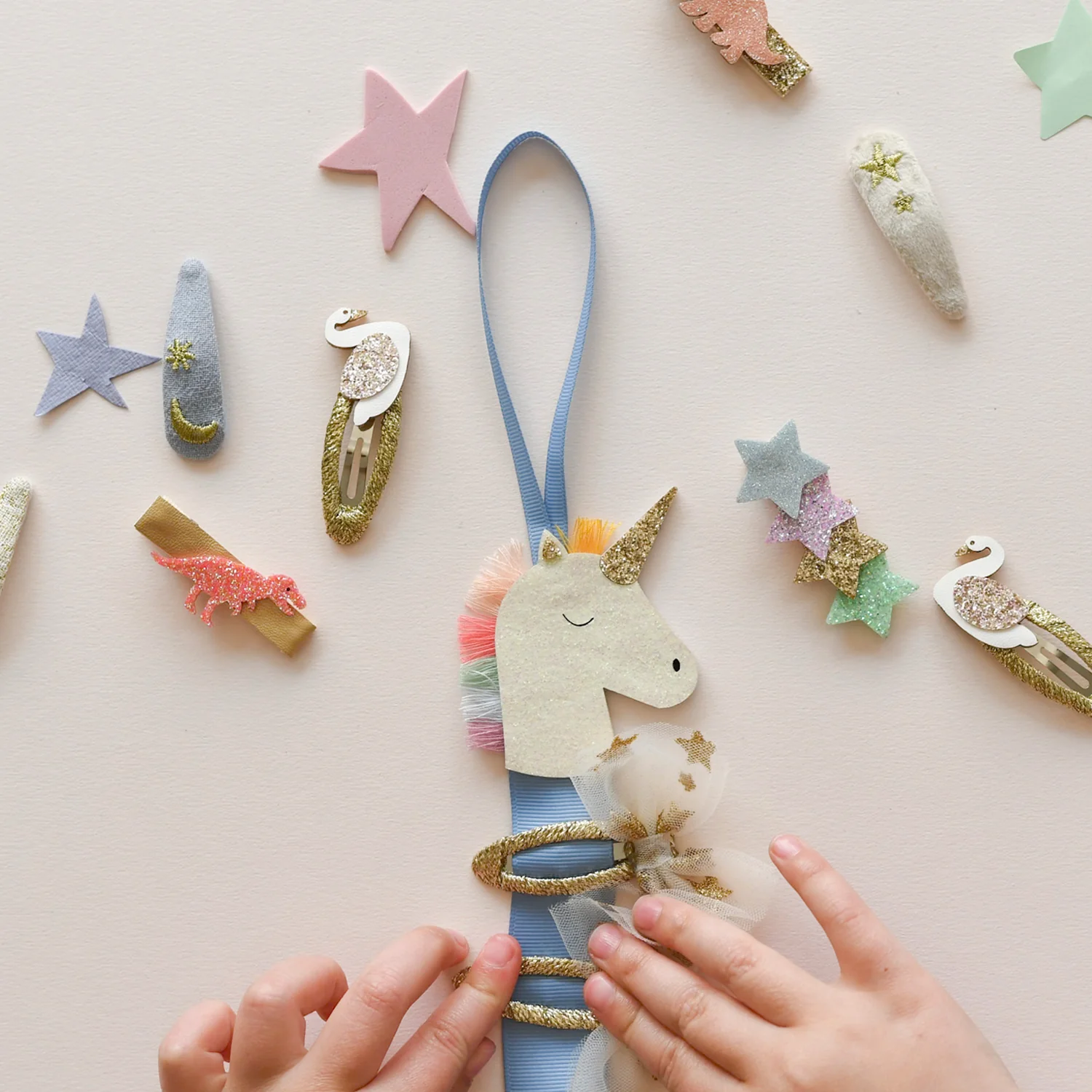 Stripy Bunny Clips - SS26