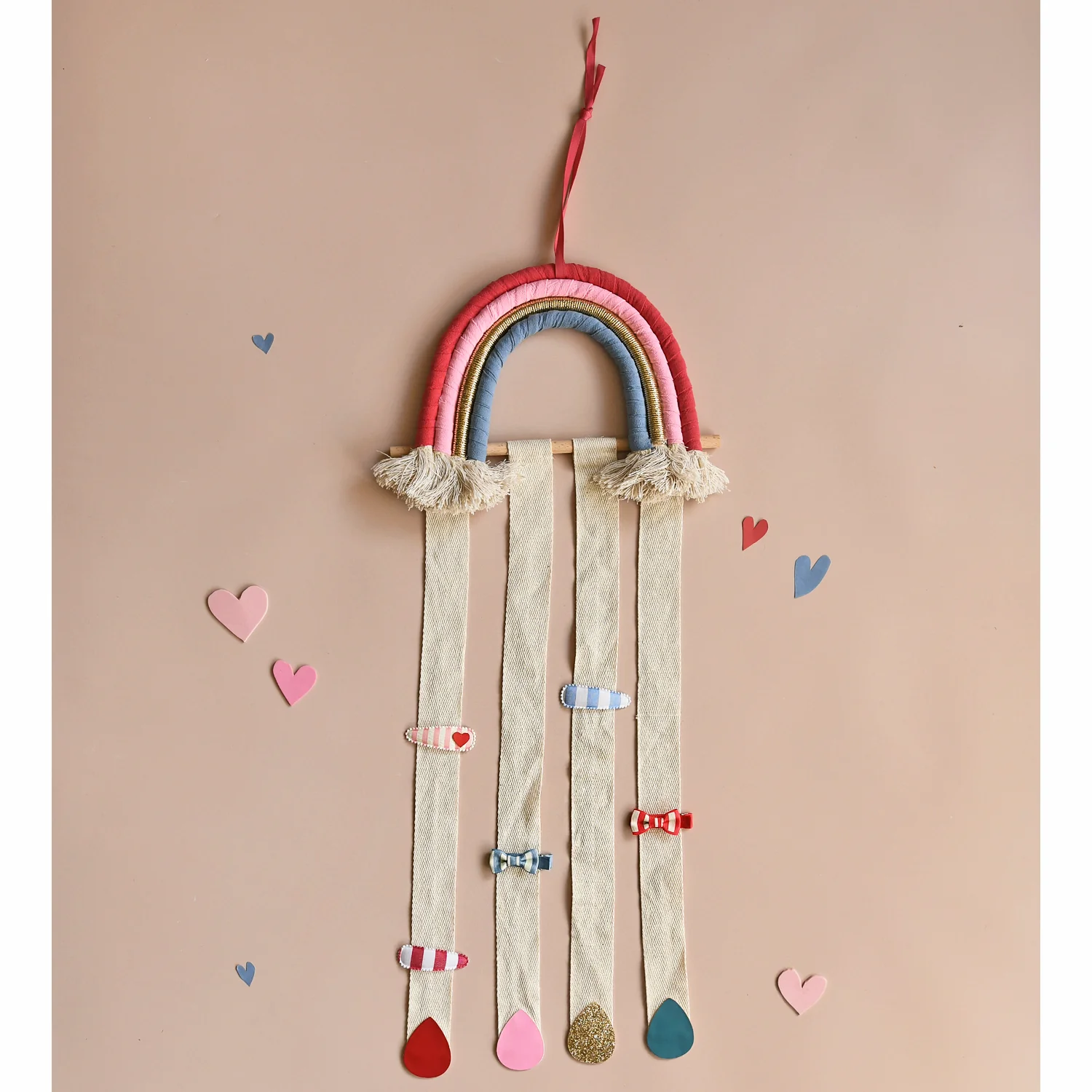 Bright Rainbow Drops Clip Hanger - SS26