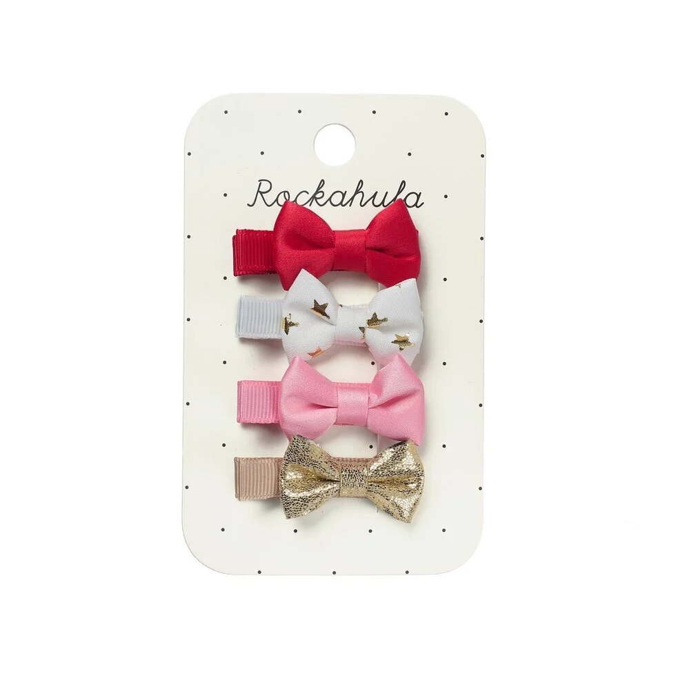 Festive Mini Bow Clips AW26