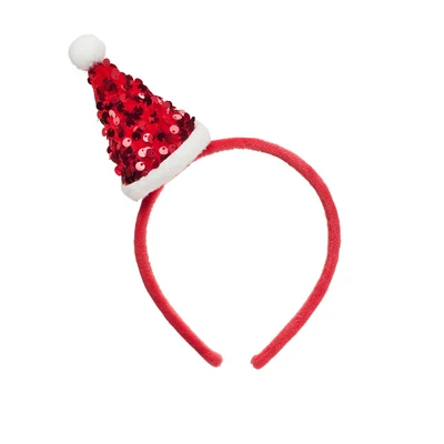 Sequin Velvet Santa Headband AW26