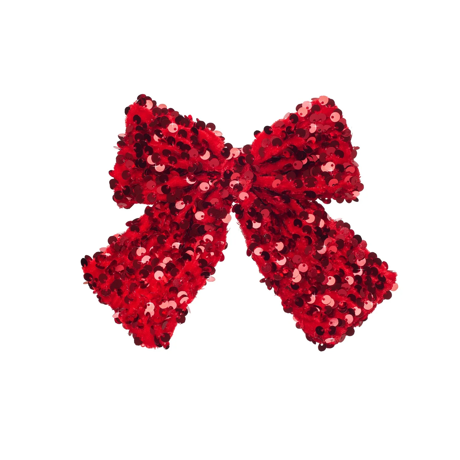 Sequin Velvet Bow Clip AW26