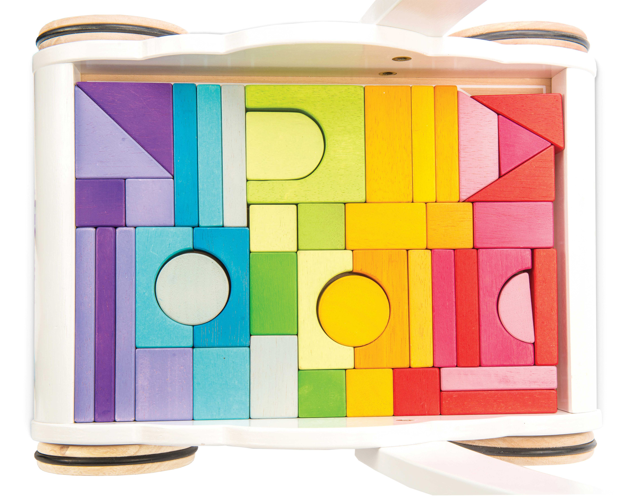 Rainbow Baby Walker & Puzzle - 45 Blocks (2)