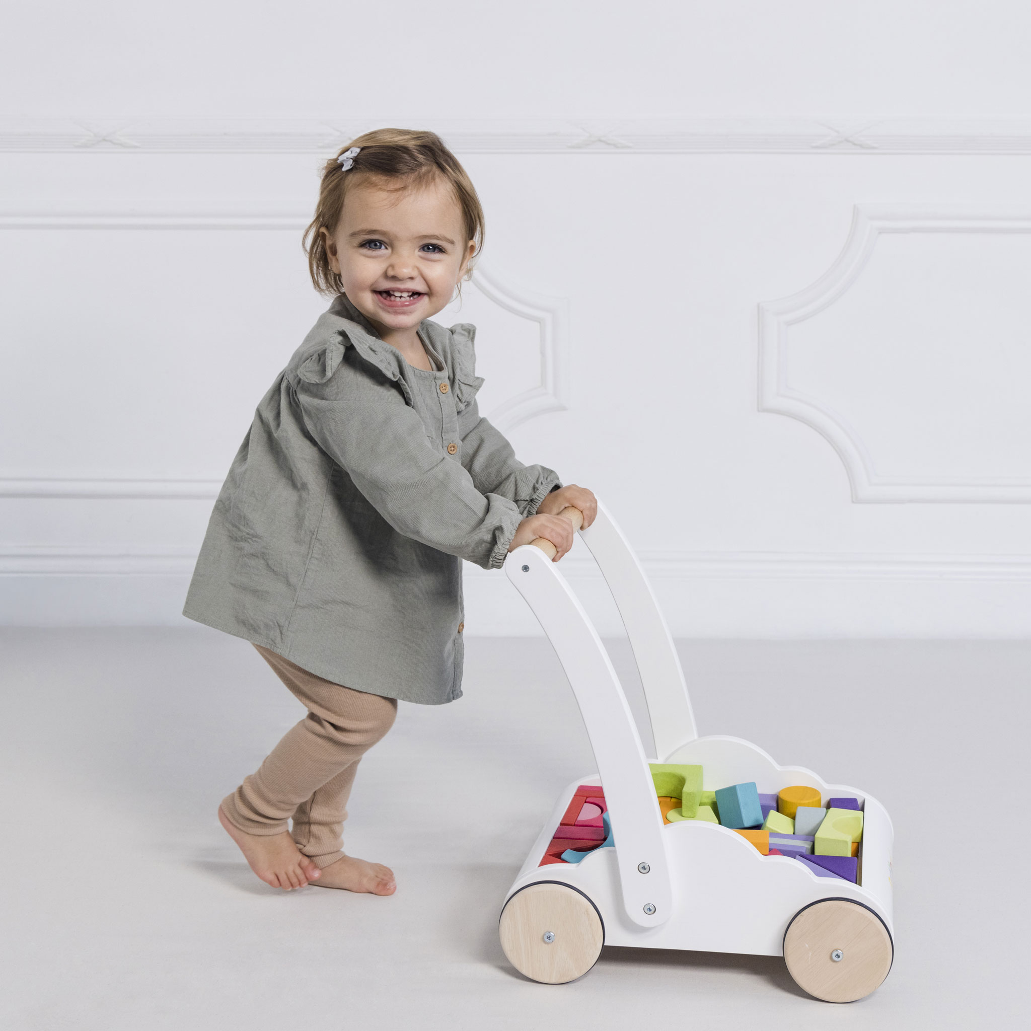 Rainbow Baby Walker & Puzzle - 45 Blocks (2)