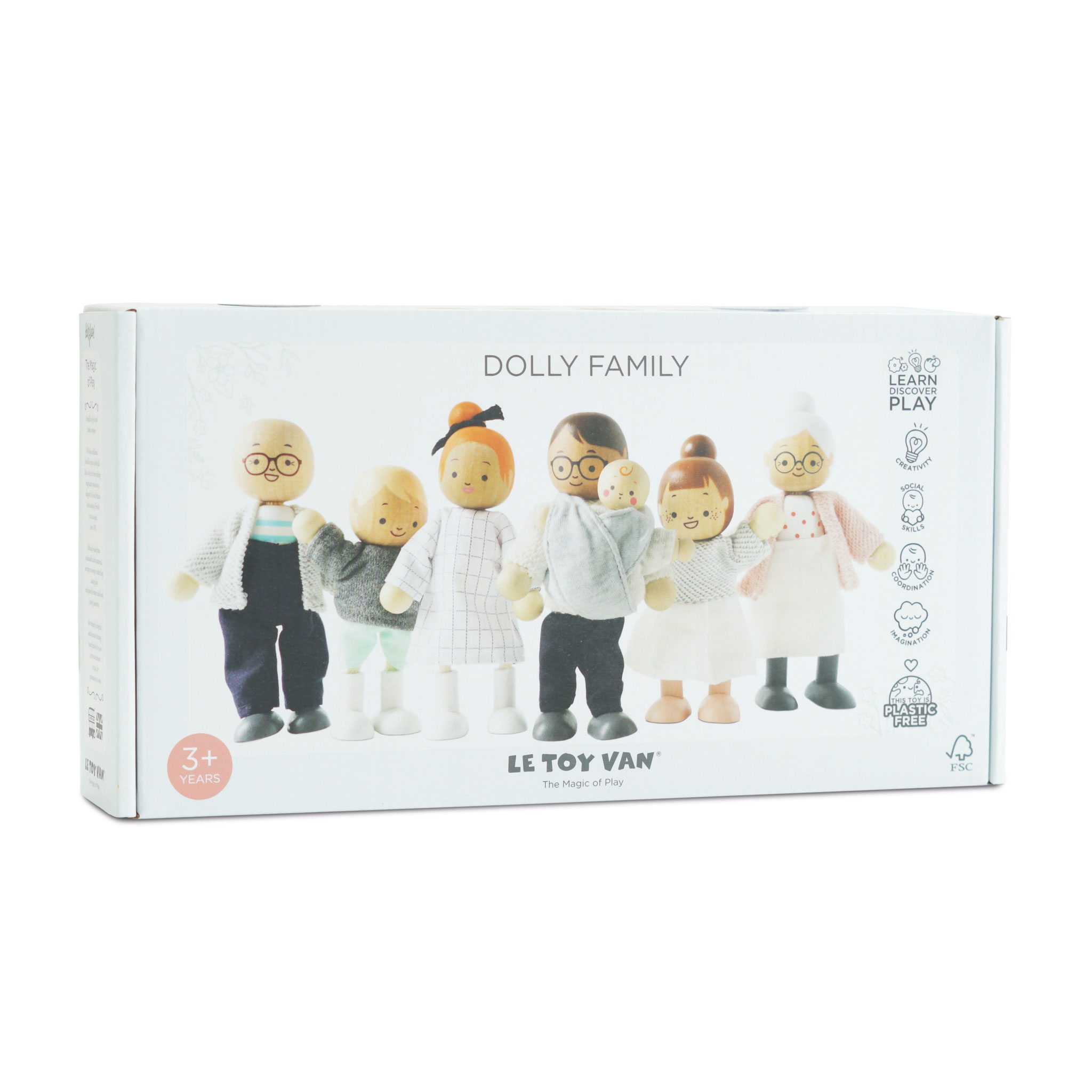 Dolls House Family - 7 Piece (6) FSC 100%