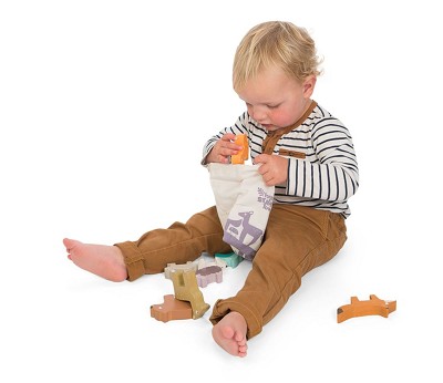 Woodland Stacking Forest Animals & Bag - 10 Pc (6) FSC 100%