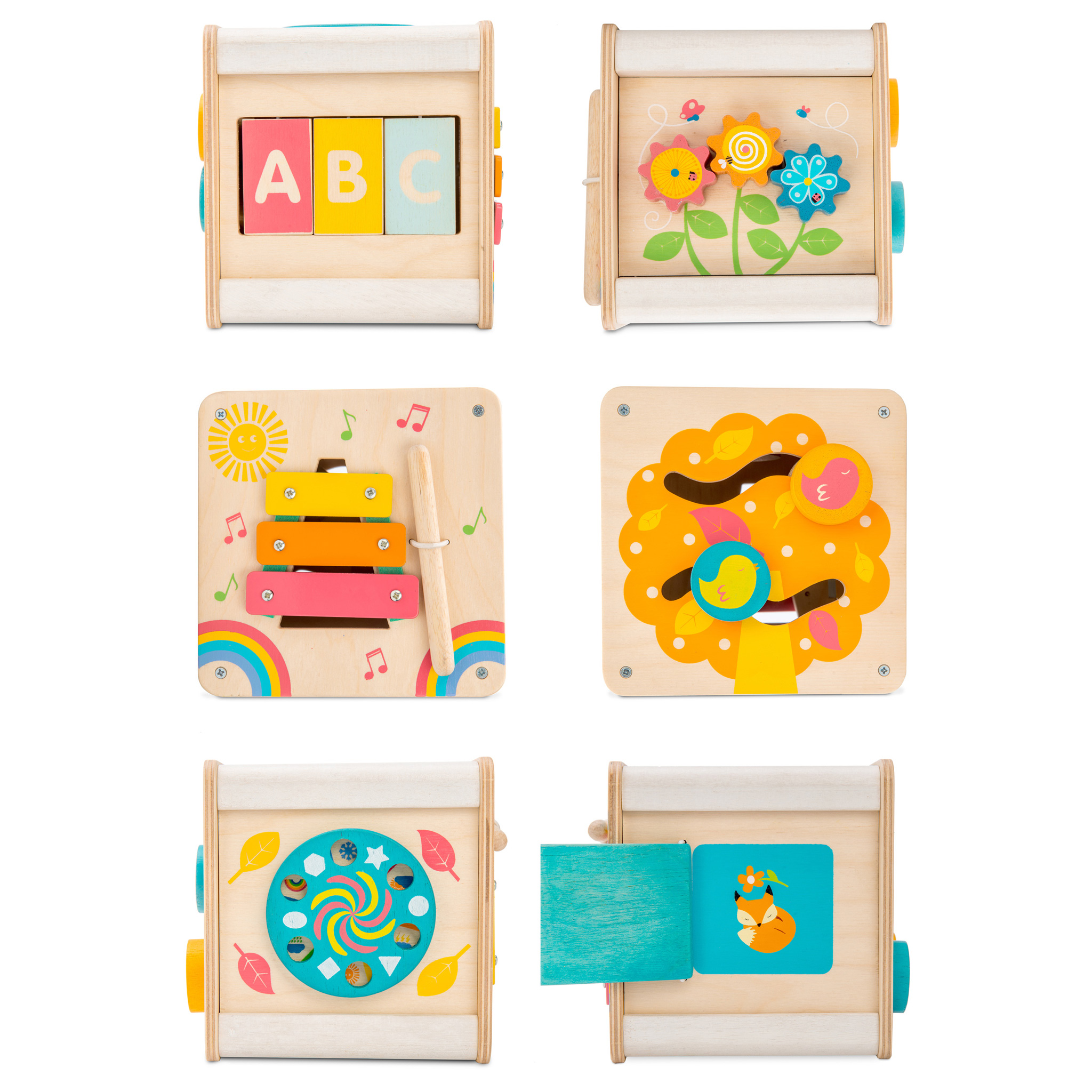 Activity Wooden Cube (4)