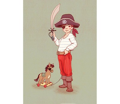 Belle & boo - postkort - Ahoy there