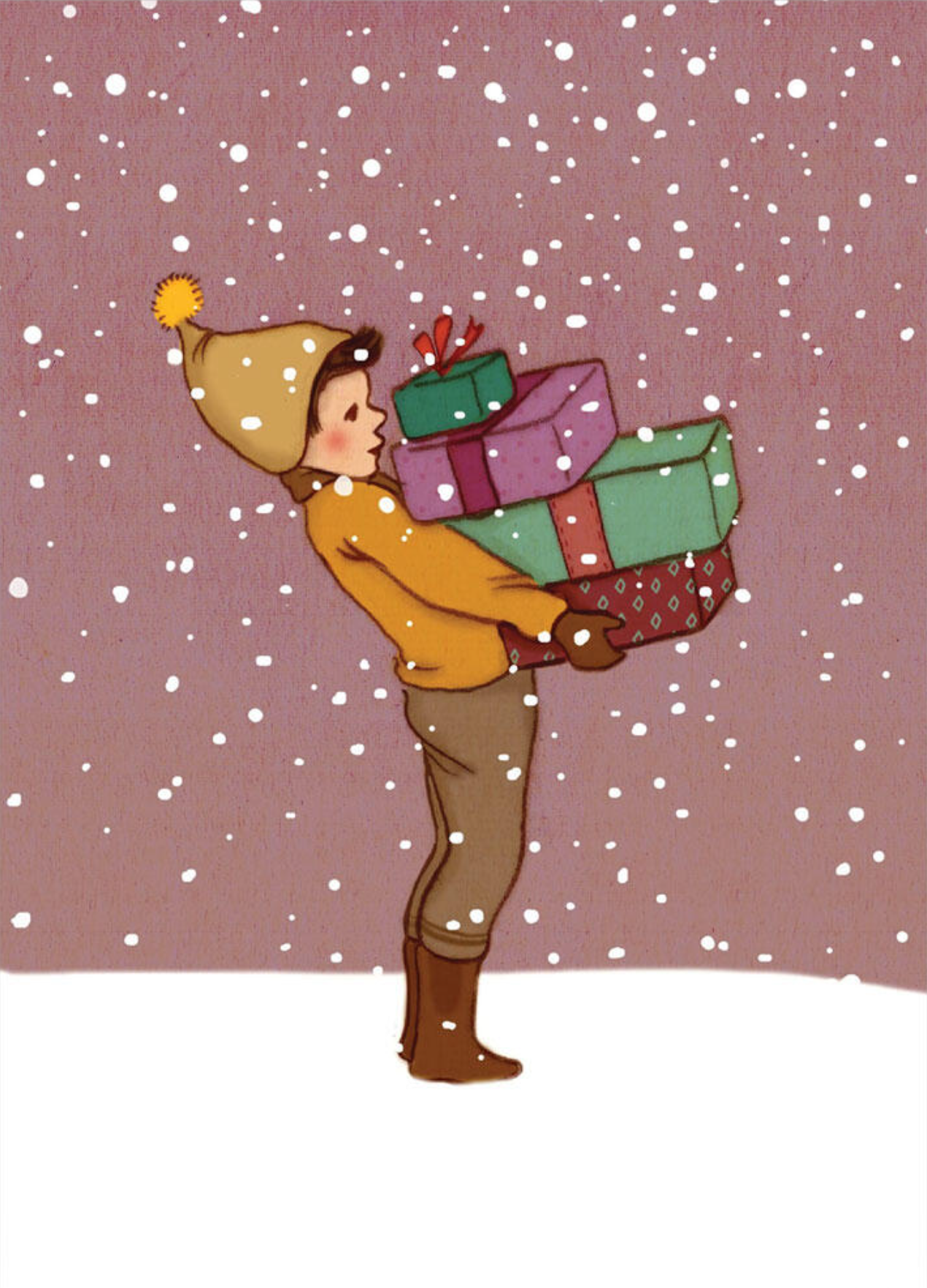 Belle & Boo postkort: All for you Christmas (25stk)