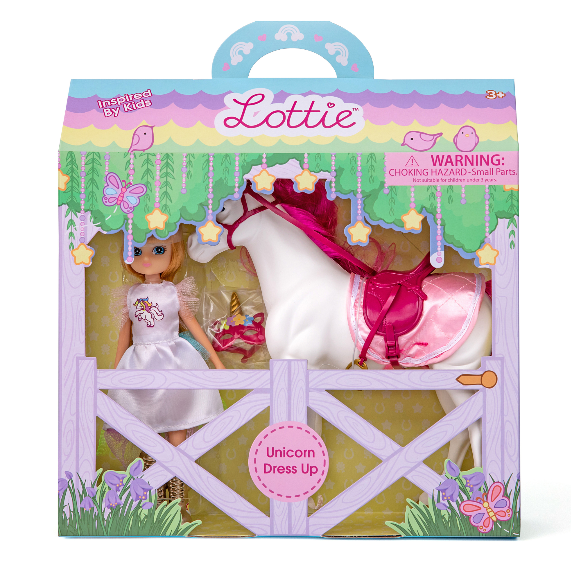 Unicorn Dress Up Doll & Set