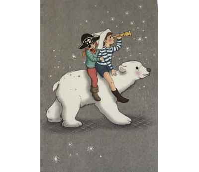 Belle & Boo postkort: Polar Adventure (25stk)