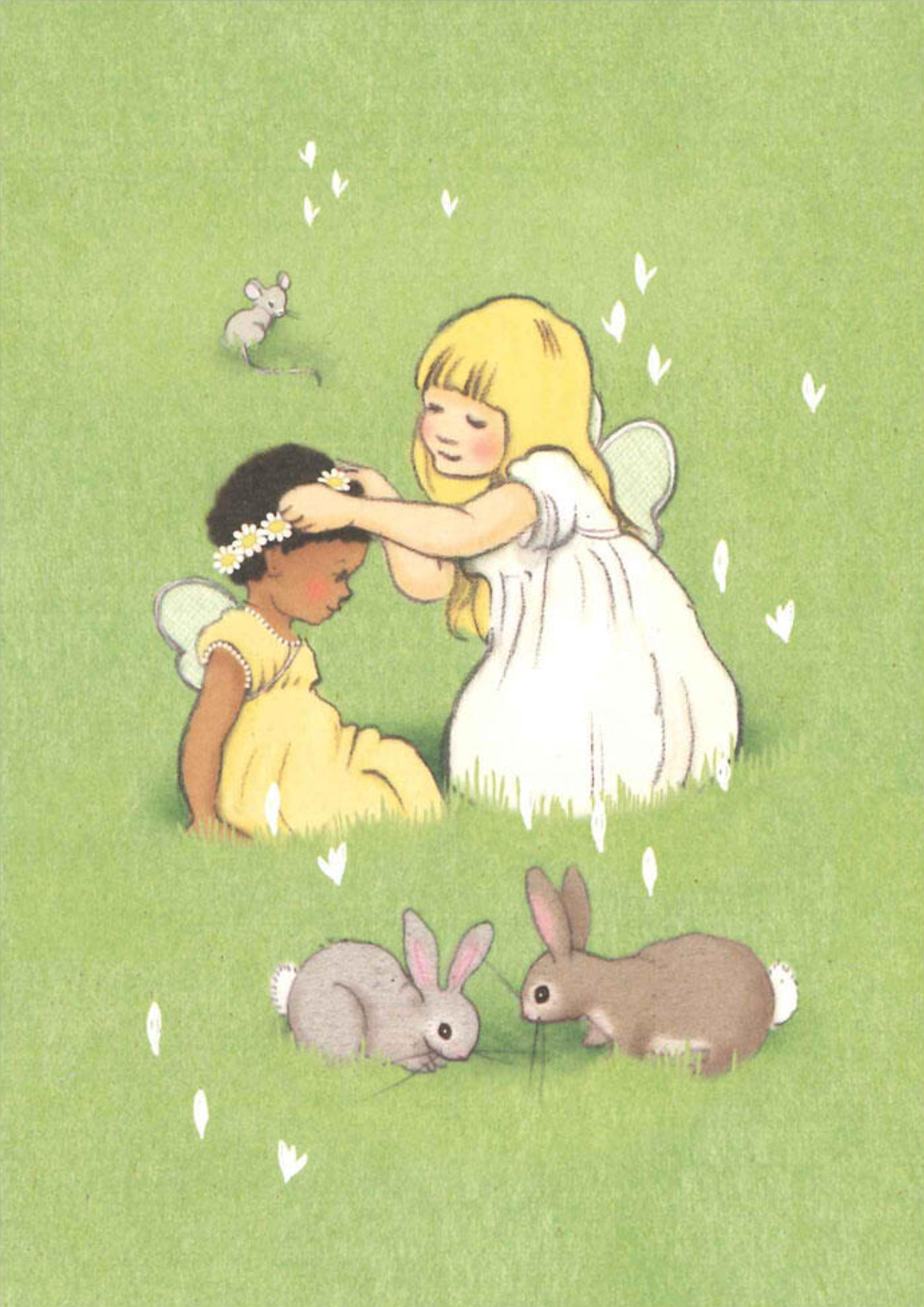 Belle & Boo - Postkort: Daisy Chain Friends