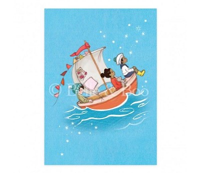 Belle & Boo postkort: Sailboat Dreams (25stk)